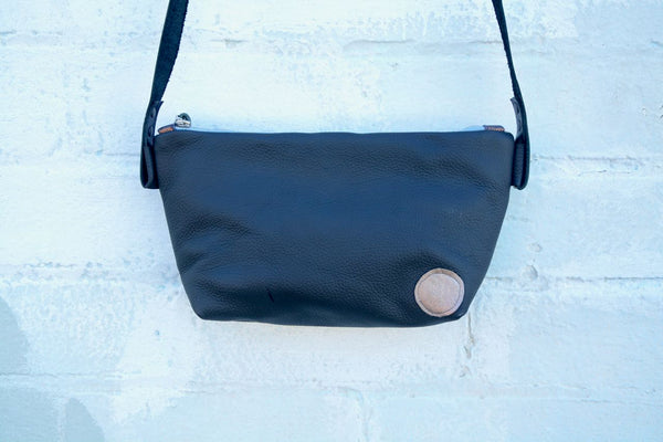 Botanical Print and Leather Bag Gift set