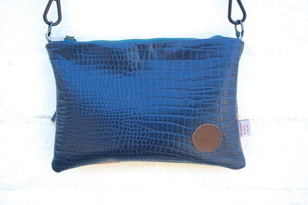 Billabong Indigenous Print and Leather cross-body bag