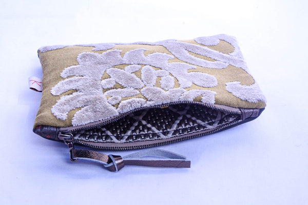 Velvet Upholstery Sample Purse