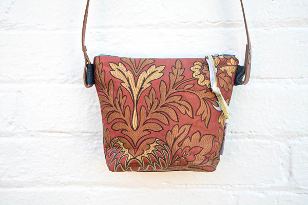 Floral Rust Shoulder/cross-body bag