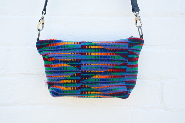 Neon Trip Moquette Leather Medium Carpet Bag