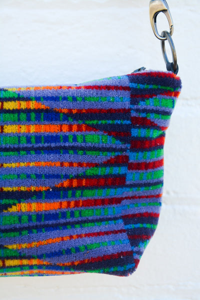 Neon Trip Moquette Leather Medium Carpet Bag