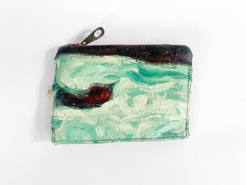 Stormy Seas Original Oil Purse