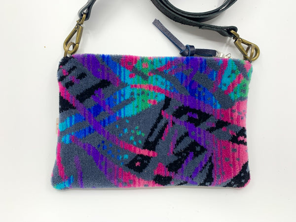 Sydney Bus Graffiti Vintage Moquette Cross Body Bag