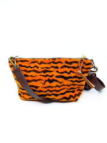 Roar! Vintage Moquette Leather Medium Carpet Bag