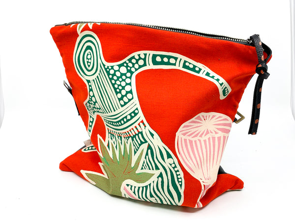 Red Mermaids Fold-over Bag