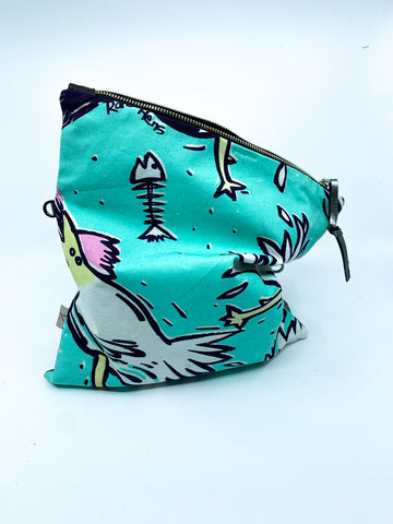 Rare Hens Vintage Mambo Fold over bag