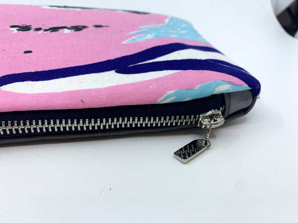 Pink Flying Thongs Vintage Mambo Narrow Clutch/Pencil Case