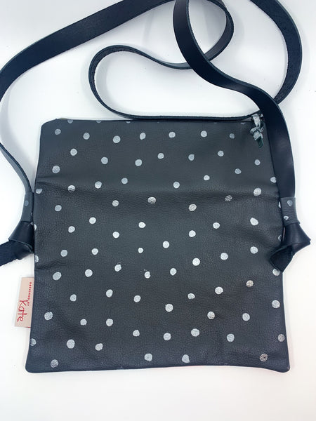 Blue Dog Mambo print Foldover bag