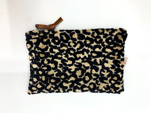 Velvet Upholstery Spot Purse