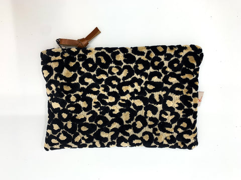 Velvet Upholstery Spot Purse