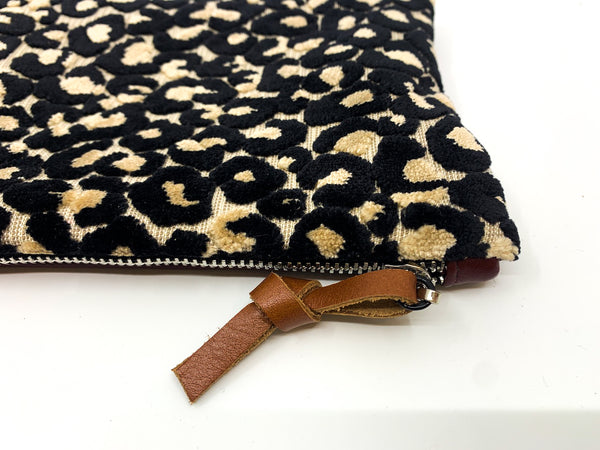 Velvet Upholstery Spot Purse