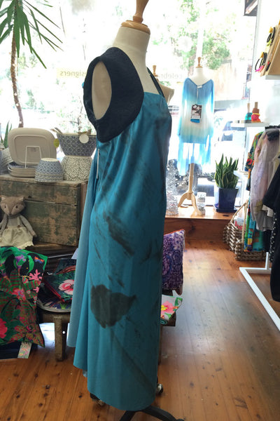 What If The Sea... Blue Banner Dress