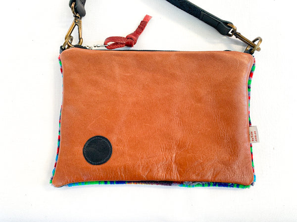 Neon Trip Moquette Leather Cross Body Bag