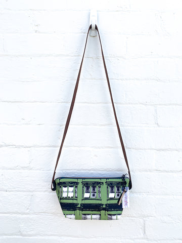 Green Hibernian Leather Shoulder Bag