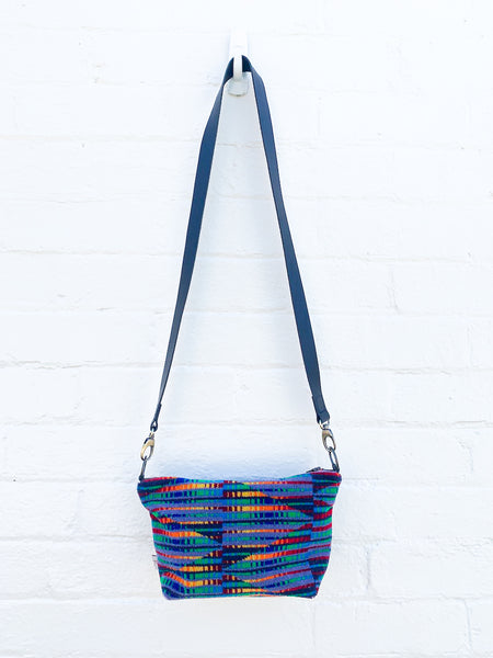 Neon Trip Moquette Leather Medium Carpet Bag