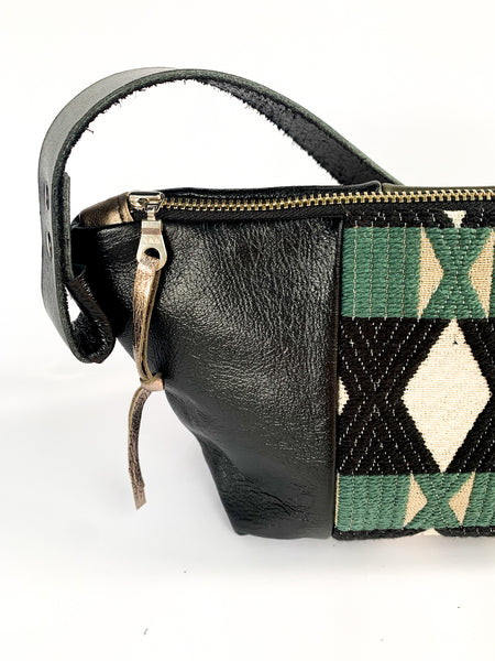 Mosaic Leather Shoulder Bag