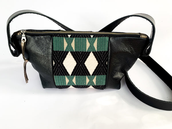 Mosaic Leather Shoulder Bag