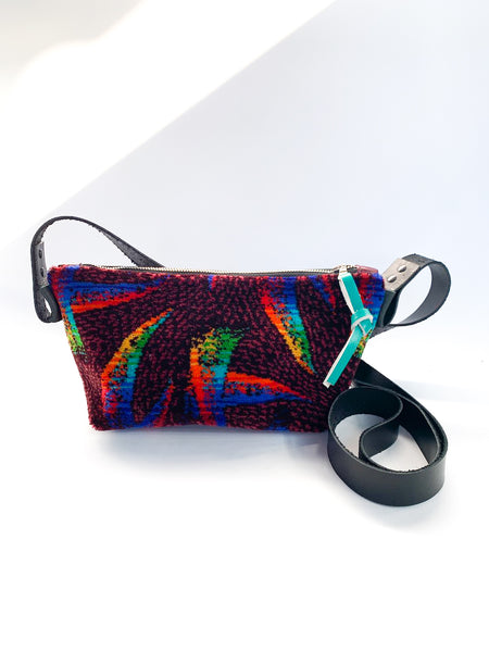Zap! Vintage Moquette Leather Medium Carpet Bag
