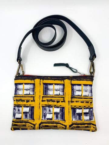 Mustard Hibernian cross-body bag