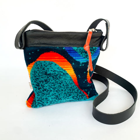 Neon Dash Moquette Cross Body Bag