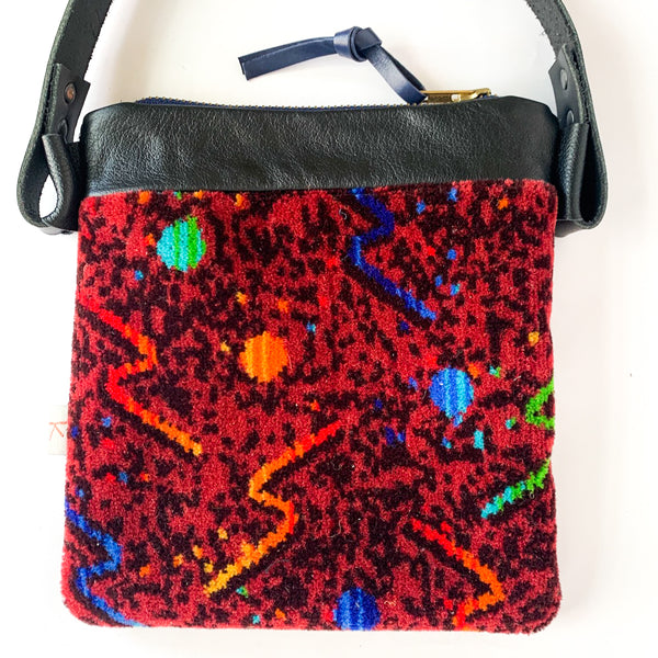 Squiggles Transit Moquette Cross Body Bag