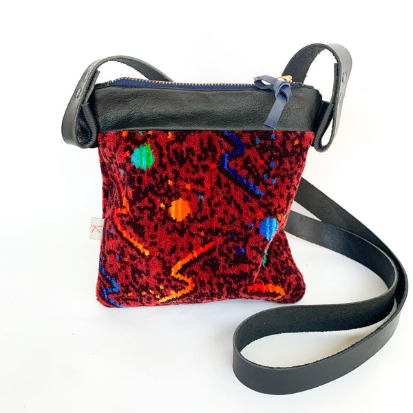 Squiggles Transit Moquette Cross Body Bag