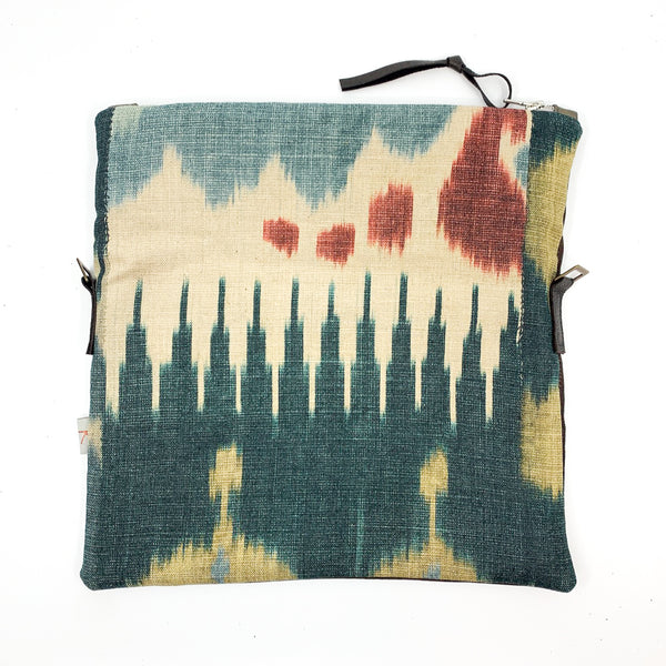 Ikat Fold Over Bag