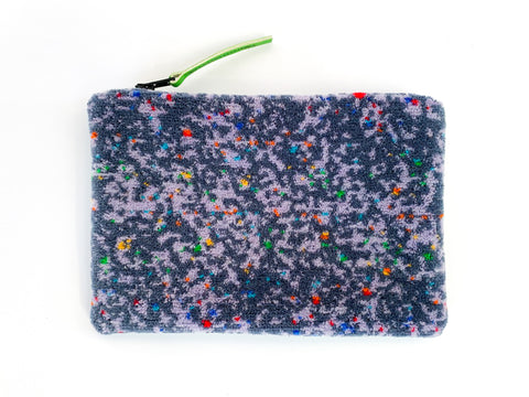 Speckled Grey Moquette Purse/Wallet